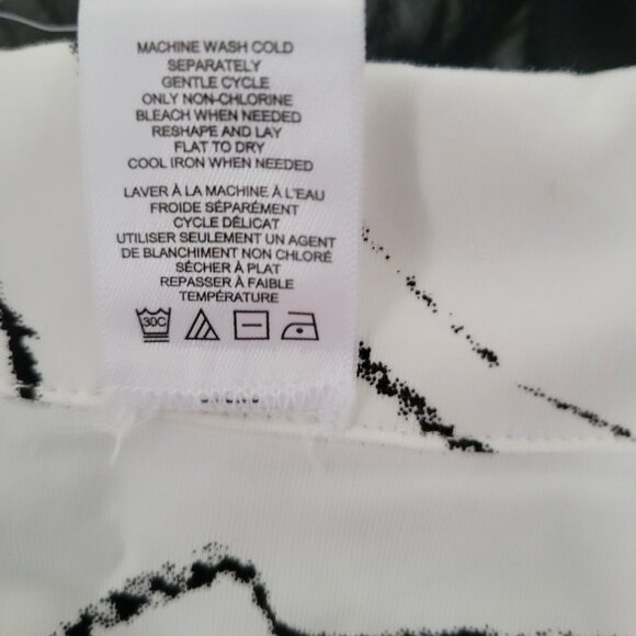 Wynne Layers Button-up White and Black Blouse Size US L - Picture 7 of 7